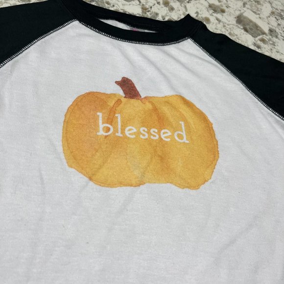 blessed pumpkin raglan 4T - Picture 2 of 4